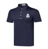 Summer Short Sleeve Golf Tshirt 2 Färger QuickDrying Tyg JL Men039S Kläder Utomhus Sport Leisure Shirt5937827