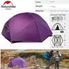 Tents And Shelters Naturehike Mongar 2 Person Camping Tent 20D Nylon Fabric Double Layer Waterproof Outdoor Nature Hike NH17T007-M