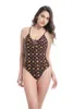 Bikini designers women classic Letter Print One-piece swimsuits Beach sexy Ladies Fashion swim Suit two-piece set