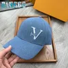 Designer Baseball Hat for Men Woman Dżins Hafter nie odkształca się łatwo