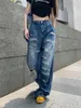 Jeans jeans alien kitty hole donne sciolte estate vintage direttamente quotidianamente