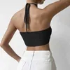 Женские танки сексуальные подтяжки топ -женщины Camisole Slim Strate Brah Up Bra с грудными подушками укороченные пупок короткие трубки летние вершины