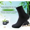 Herrstrumpor 10 par/parti bambufiber Anti-bakteriell andningsbar höstverksamhet Casual Man Dress Sock Present Plus Size 38-44