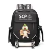 Rugzakken anime cartoon cosplay SCP Foundation 096 009 173 Outdoor Travel Rucksack Casual Schoolbag Student Backpacks