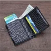 Houders nieuwe stijl RFID blokkeren van mannen creditcardhouder Metal Wallet Business Aluminium single box bank card case portemonnee voor kaarten