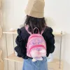 Bolsas meninos e meninas Backpack Childpack colorido lantejouno de desenho animado bowknotnot zipper mini mochilas pequenas bolsas escolares de couro pu pequenas
