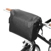 Väskor PVC Vattentät cykelstyrning BAG ROLLTOP CYCKLINGSBAG PAG PANNIER FÖR ALLTID Bikes Electric Bike Scooter Bag