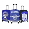 Tillbehör Twoheartsgirl Zeta Phi Beta Suitcase Cover Dxhet Drable Bagage Cover Protector Applicera på 1832 tums bagage rese Tillbehör