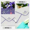 Cadeau -wrap schattige bloemen set pos enveloppen ansichtkaarten vintage papieren festival benodigdheden letteropslag