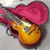 G LP Standard Electric Guitar Honey Peach Blossom Heart Body Neck kan anpassas efter krav