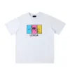 Designer B Strona główna Paryż Pracy Wysoka wersja 24ss Nowa pianka Kolor Multi Embel T-shirt z krótkim rękawem wszechstronny dla mężczyzn kobiety