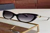 266S Cat Eye Sunglasses pour femmes Black Goldgrey Gradient Lens 55 mm Gafas de Sol Sun Shades Lunes Fashion New With Box5774739