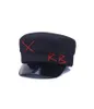 2019 haarige Winterhut Frauen Mode Berets Hüte für Mädchen Streetstyle Wollkappen Frauen Marke Hut Military Cap Black Flat Caps Ly192828097