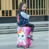 Luggage Kids Luggage suitcase Travel Rolling Suitcases Children cartoon Suitcase Spinner luggage suitcase for Travel Trolley Bags wheels