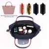 Fall utgör arrangören Feel Insert Bag For Women Handbag Travel Inner Purse Portable Cosmetic Påsar Passar olika varumärkesväskor