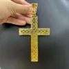 Hiphop Luxury Cross Cross Vvs Moissanite Diamond Gold