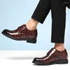 Обувь обувь PDEP 8 см. Невидимый рост увеличивается для мужчин кожаный офис Brown Formal Wedding Zapatos de Vestir Hombre