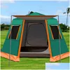 Tentes et abris UV Hexagonal Pole en aluminium Matic Cam extérieur Big Big Tent Family Travel 46 Persons AUDVANT DIVRATION DRAP