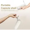 6 Bone Pure Color Mini Pocket Umbrellas Five-Folding Parasol Rain for Womens UV Capsule Compact Portable Umbrella