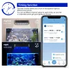 Aquariums Populargrow Tuya WiFi Dimmable LED Aquarium Light 165W Marine Light avec trois canaux Cinq modes pour le poisson-pêche corallien