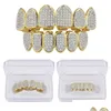 Grillz Dental Grills新しいバゲットセット歯