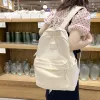 Backpacks Fashion Nylon AntiTheft Backpack Fashion Women Backpack Pure Color Cute School Bag for Teenage Girls Travel Shoulder Backbag