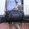 Çantalar erkek pu deri seyahat çantası büyük duffle bağımsız ayakkabılar depolama büyük fitness çanta çanta çanta bagaj sırt çantası zxd4