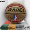 Wade Legal Original Indooroutdoor PU Leather Ball pour l'école Basketball taille 7 Bola adulte avec Pumpinnetbag gratuit 240407