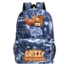 Plecaki kreskówki Grizzy i Les Lemmings plecak chłopcy dziewczęta szkolne torby dla dzieci Kawaii Bookbag Student Plecaks torba podróżna knapsac mochila