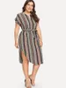 カジュアルドレス女性用ドレスビッグサイズl-4xlファッションプリントファットレディーススカート