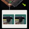 Aquariums 1PC Turtle Tank With Breathable Holes Fish Tank Multifunctional Areas FullView Aquarium For Reptile Small Pet Crawler Box