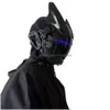 Máscaras de festa máscara de cosplay sci-fi helmetsamurai capacete personalizado samurai cyberpunk fit para halloween e festas 230523 dr homefavor dhlwp