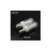 LED電球E27 E14 24W SMD5730ランプ7W 12W 15W 18W 220V 110VコーンライトBBS CHANDELIER 36 48 56 69 72 LEDドロップ配信照明チューブDHZGA