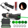 Scopes Green Laser High Power Laser Pen Outdoor Hunting Laser Collimator Adjustable Red Laser I Device Ultra Far Radiation Distance