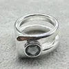 Cluster Rings 2024unode50 European och American Fashion High Quality Gem Ring Women's Romantic Jewelry Present Bag