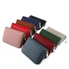 Holders New Card Wallet for Men Women Genuine Leather Id Credit Card Holders Female Cowhide Wallets Man Fashion Small Zipper Coin Purses