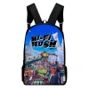 Bags Hifi Rush Merch Cosplay Battle Game School School Camp Backpack Backpack Gym Backpack Sport Backpack Backpack Backs Bags de praia