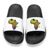 Slippers Unisex Cartoon Africa Funny Slipper Summer PVC Outdoor Slides Soft Thick Soled Pool Indoor Home Womens