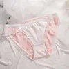 Kvinnors trosor söta student med låg midja spets bowknot mjölk rivar underkläder triangel underbyxor trosor