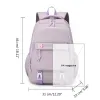 Taschen 2023 Neue Doppel -Gurt -Umhängetasche Student Rucksack Leicht Nylon School Taschen Reise Pack Mode vielseitige Taschen