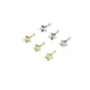 Charms 10/20pcs 6 mm Großhandel Mini Edelstahl Star Anhänger DIY Halskette Armbänder Setzkettchen Unflecken farblos