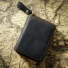 Wallets Genuine Leather Rfid Anti Magnetic Large Capacity Card Holder Vintage Retro Style For Wallet Unisex