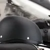 2024ユニセックスレトロオートバイヘルメットビンテージバイクヘルメットレトロバイクヘルメット用のハーフフェイスセーフティヘルメット