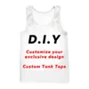 Diy Custom Design Own Style Polyester 3D Printed Tank Tops Men Women Streetwear Oversized Tops Tees Suppliers For Drop Shipper 240420