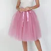 Skirts Princess Fairy Tulle Skirt Womens Dance Tutu Ball Gown Lolita Petticoat Party Puffy Ballet Dancewear Faldas