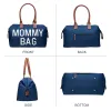 Bolsas 3pcs/conjunto Mommy Bag Tote Bag portátil Maternidade Bolsa de Milâncias Merreolção Mãe Mãe e Bolsa de fraldas