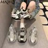 Casual Shoes 2024 Breathable Muffin Height Increasing Comfortable Non-Slip Tire Bottom Sports For Women