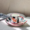 Кружки милая собачья керамическая кофейная кружка набора корейских водяных чашек для девочек для девочек дома для завтрака молоко печенье