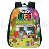 Bags Toca Life World Backpack Cartoon Toca Boca School Bags Kids Kindergarten Bagpack Boys Girls Anime Rucksack Mini Bookbag Mochila