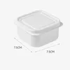 Bottiglie di stoccaggio scatole da cucina del marchio Evitare la forma quadra di plastica a efficienza di plastica efficiente in plastica sigillata